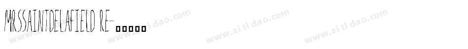 MrsSaintDelafield Re字体转换